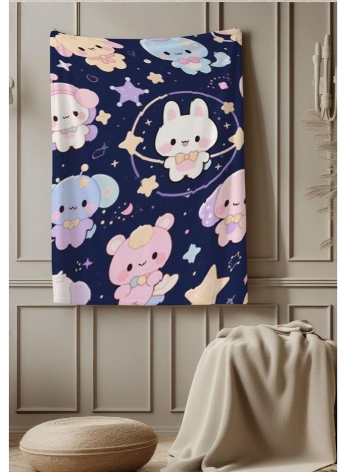 general Flannel thin blanket (warm and comfortable, suitable for sleep, gaming, dust removal and sandproof) 150cm*200cm - 1051 - Image 3