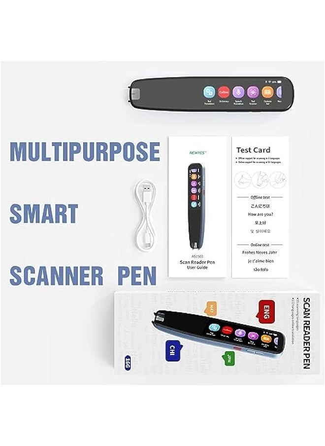 ANKOVO - Scan Reader Pen Dyslexia Tool Reading Pen for Students Adults, Translator Scanner Pen - Image 1