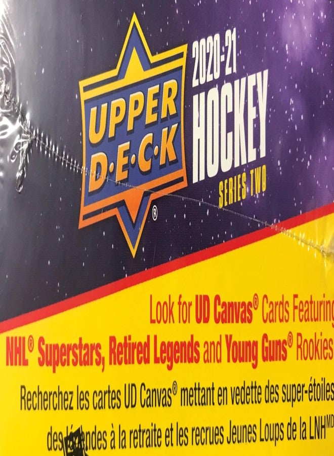 Upper Deck 2020/21 Upper Deck Series 2 NHL Hockey RETAIL box (24 pks/bx) - Image 4