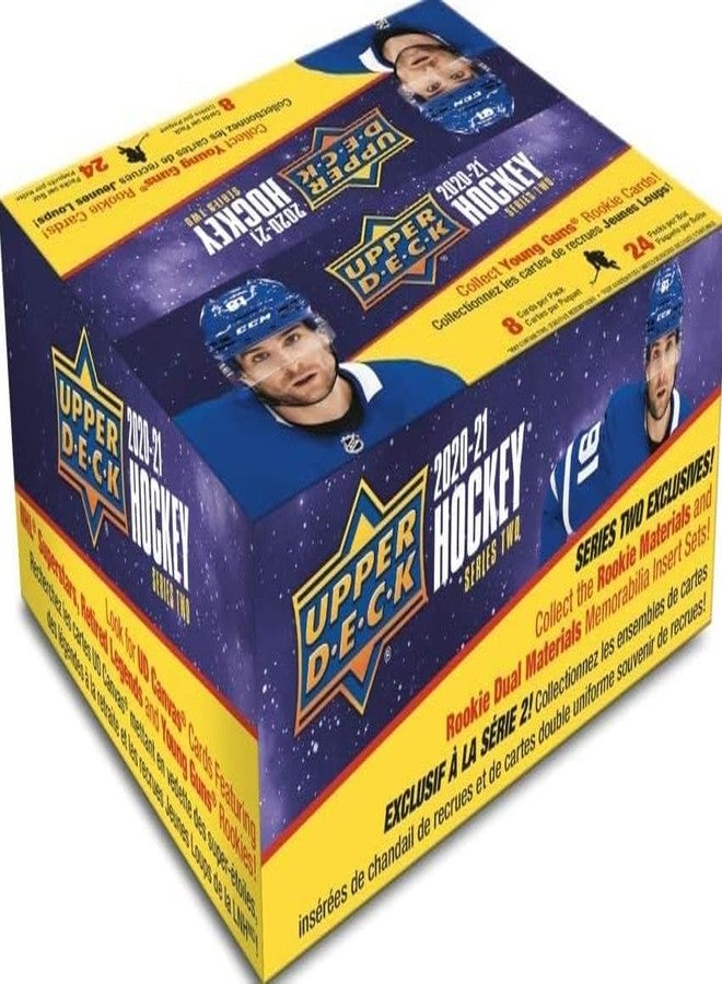 Upper Deck 2020/21 Upper Deck Series 2 NHL Hockey RETAIL box (24 pks/bx) - Image 2