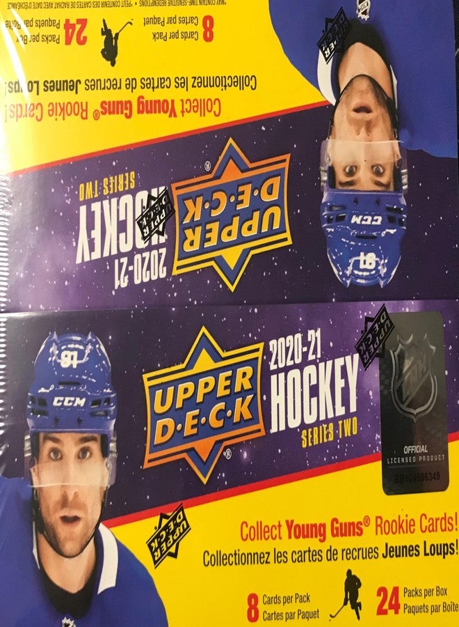 Upper Deck 2020/21 Upper Deck Series 2 NHL Hockey RETAIL box (24 pks/bx) - Image 1