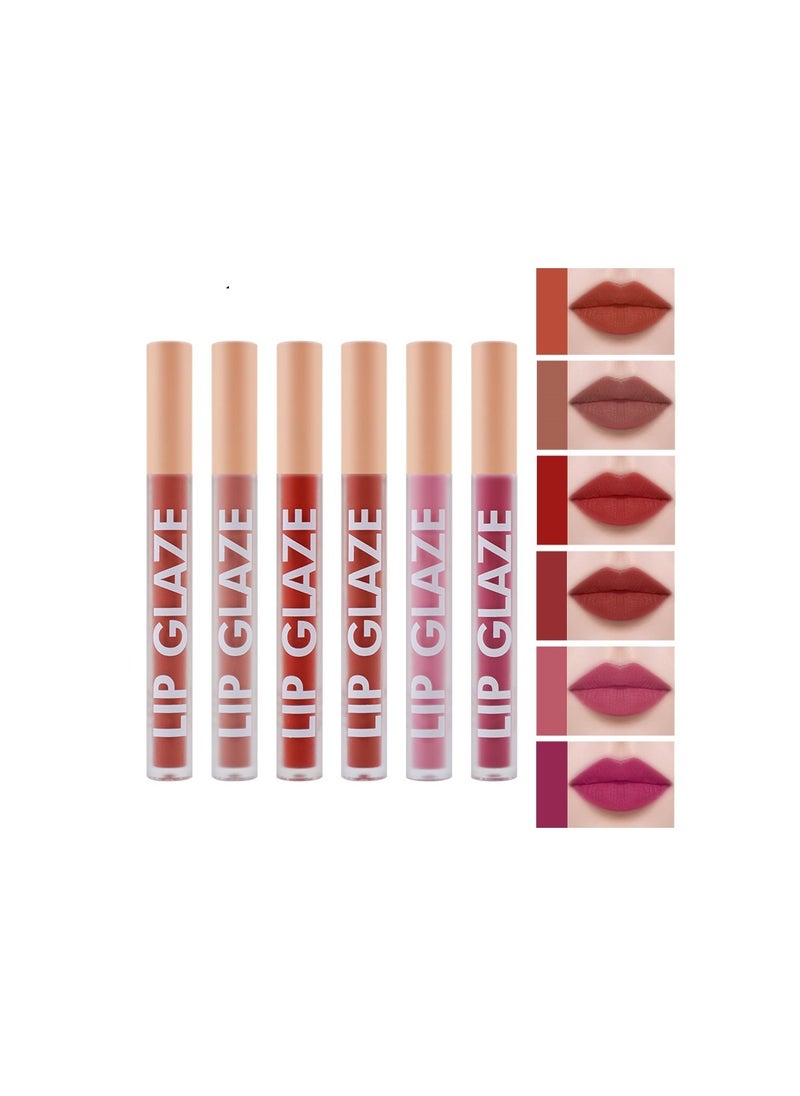 6-Piece Lip glaze Long Lasting Waterproof - pzsku/ZB8C749C9777DE91B0D06Z/45/_/1724334681/118a27e1-6c98-4485-b733-130af4c80a80