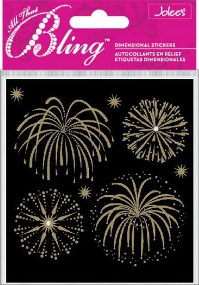 EK Success Jolee's Boutique Bling, Fireworks Gold - Image 2