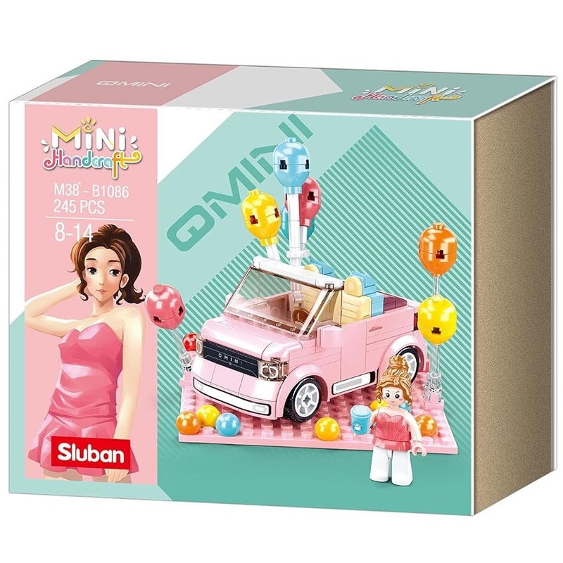 سلوبان مكعبات سيارة مكشوفة السقف 245 قطعة - M38-B1086 - Image 1