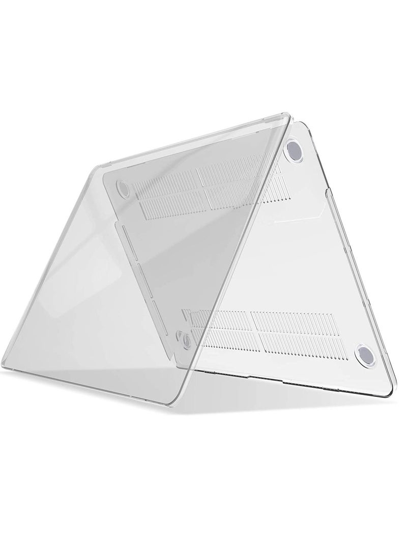 iBenzer - Compatible with MacBook Pro 16 Inch Case A2141 Release 2020 2019,Plastic Hard Shell Case Cover for Mac Pro 16’’with Touch Bar and Touch ID,Crystal Clear,T16BK - Image 1