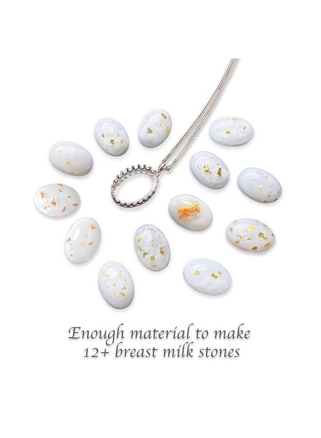 Milky Treasures Crown Necklace DIY Breastmilk Jewelry Making Kit | 18mm 925 Sterling Silver Pendant | Breastfeeding Keepsake | New Mom Gifts | Baby Shower Registry | Lactation (Full Kit) - Image 4