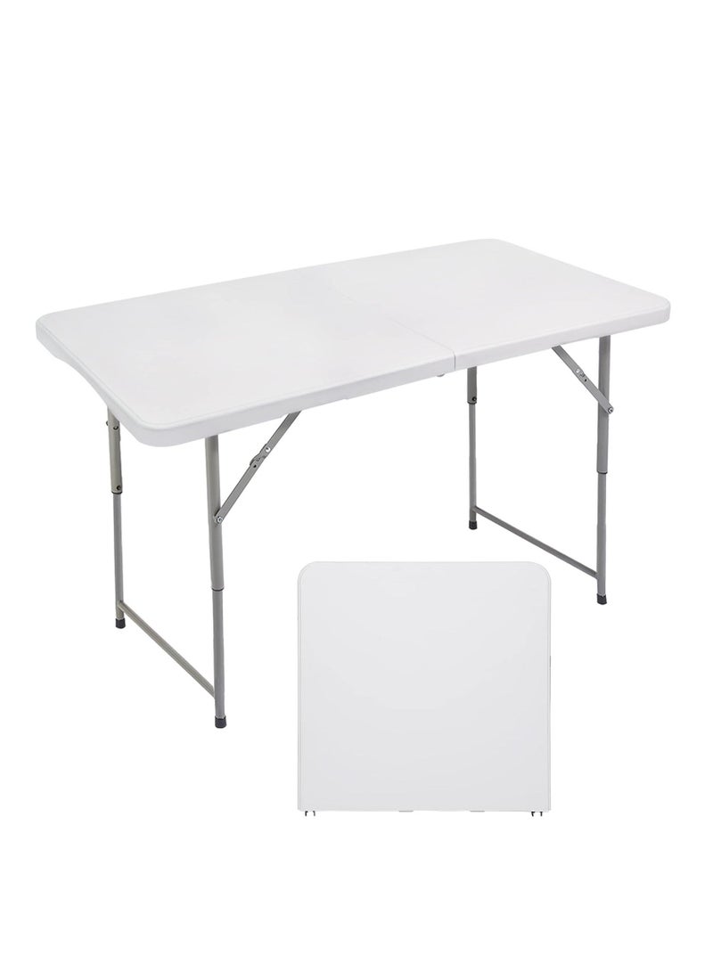 Phone Planet Folding table with a modern practical design white color dimensions 120 x 70 cm - Image 1