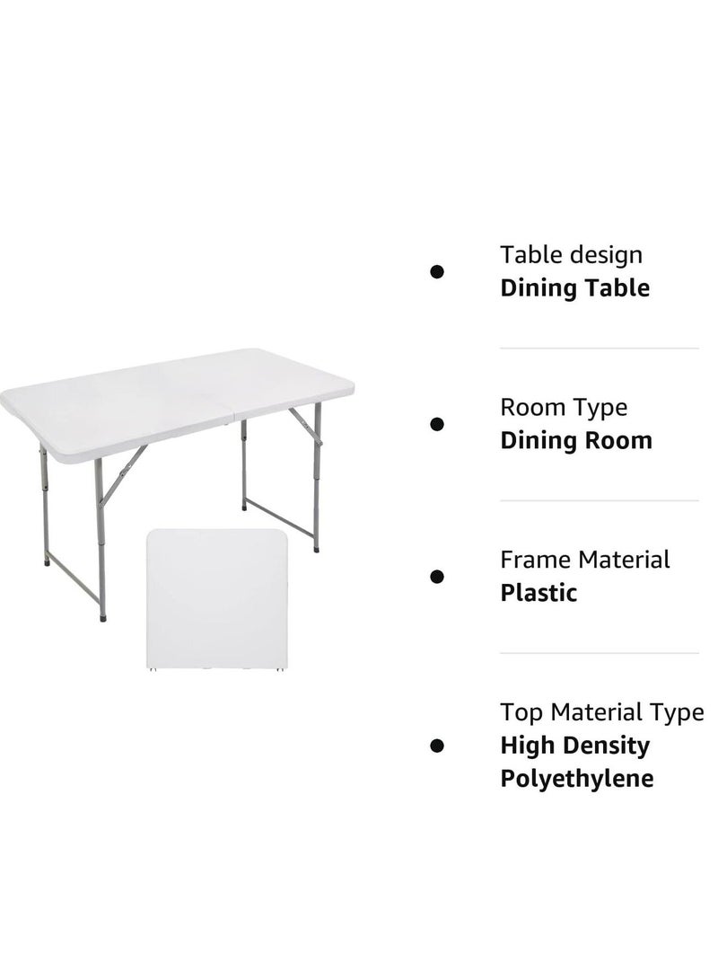 Phone Planet Folding table with a modern practical design white color dimensions 120 x 70 cm - Image 5