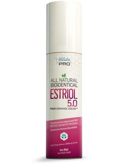 BIOLABS PRO Natural Bioidentical Estriol Beauty Cream Two Month Supply 3Oz  - Image 2
