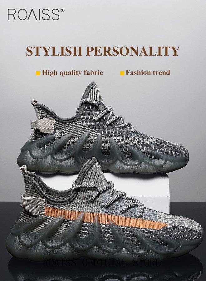 roaiss أحذية رياضية عصرية للرجال خفيفة الوزن أحذية تنس جديدة خارجية مريحة أحذية كاجوال أحذية رياضية متعددة الألوان - Image 1