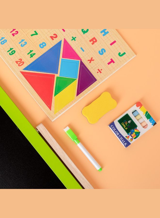 High Quality Educational Toys Kids Magnetic Drawing Wooden Double-Side Blackboard for Children Drawing - Image 3