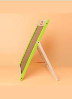 Generic High Quality Educational Toys Kids Magnetic Drawing Wooden Double-Side Blackboard for Children Drawing  - Image 4