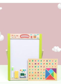 Generic High Quality Educational Toys Kids Magnetic Drawing Wooden Double-Side Blackboard for Children Drawing  - Image 5