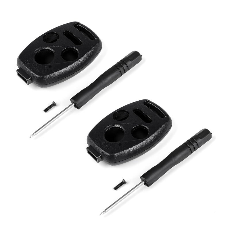 Wevdn 2 PCS Key Fob Case Shell 31 Button NO Cutting Keyless Entry Remote Key Shell Key Fob Case Replacement for 20032012 Accord 20062013 Civic EX 20092015 Pilot 20052006 CRV 2pcs - Image 3