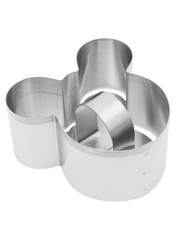 5 قوالب كيك و حلويات متعددة الاشكال مصنوع من الاستانلس استيل | قوالب تشيز كيك و تراميسو | قالب كيك متعددة الاشكال | مكبس بسكويت و حلويات - Image 4