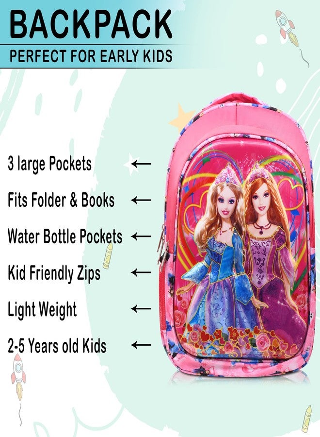 Stylbase 15 Inch 3D Cartoon School Bag for Boys & Girls | Waterproof Lightweight Polyester Kids Backpack with Bottle Pocket | Ideal School Bags for Kids Nursery, LKG, 1st & 2nd Class (5-7 Years) - Image 2