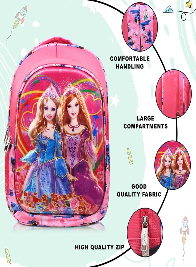 Stylbase 15 Inch 3D Cartoon School Bag for Boys & Girls | Waterproof Lightweight Polyester Kids Backpack with Bottle Pocket | Ideal School Bags for Kids Nursery, LKG, 1st & 2nd Class (5-7 Years) - Image 3