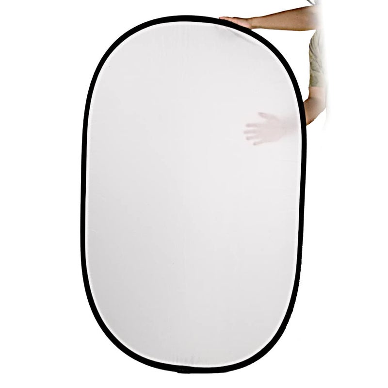 Fotodiox 40x60in 5-in-1 Collapsible Reflector Panel with Bag for Photography and Video - Black, Gold, Silver, Translucent, and White Panel - Image 3