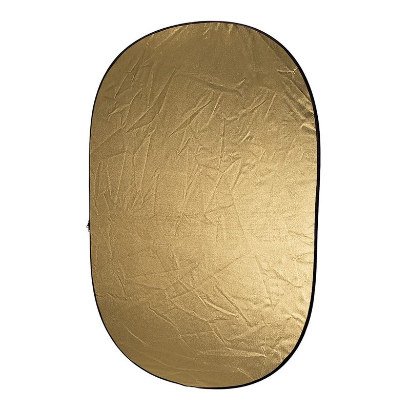Fotodiox 40x60in 5-in-1 Collapsible Reflector Panel with Bag for Photography and Video - Black, Gold, Silver, Translucent, and White Panel - Image 4