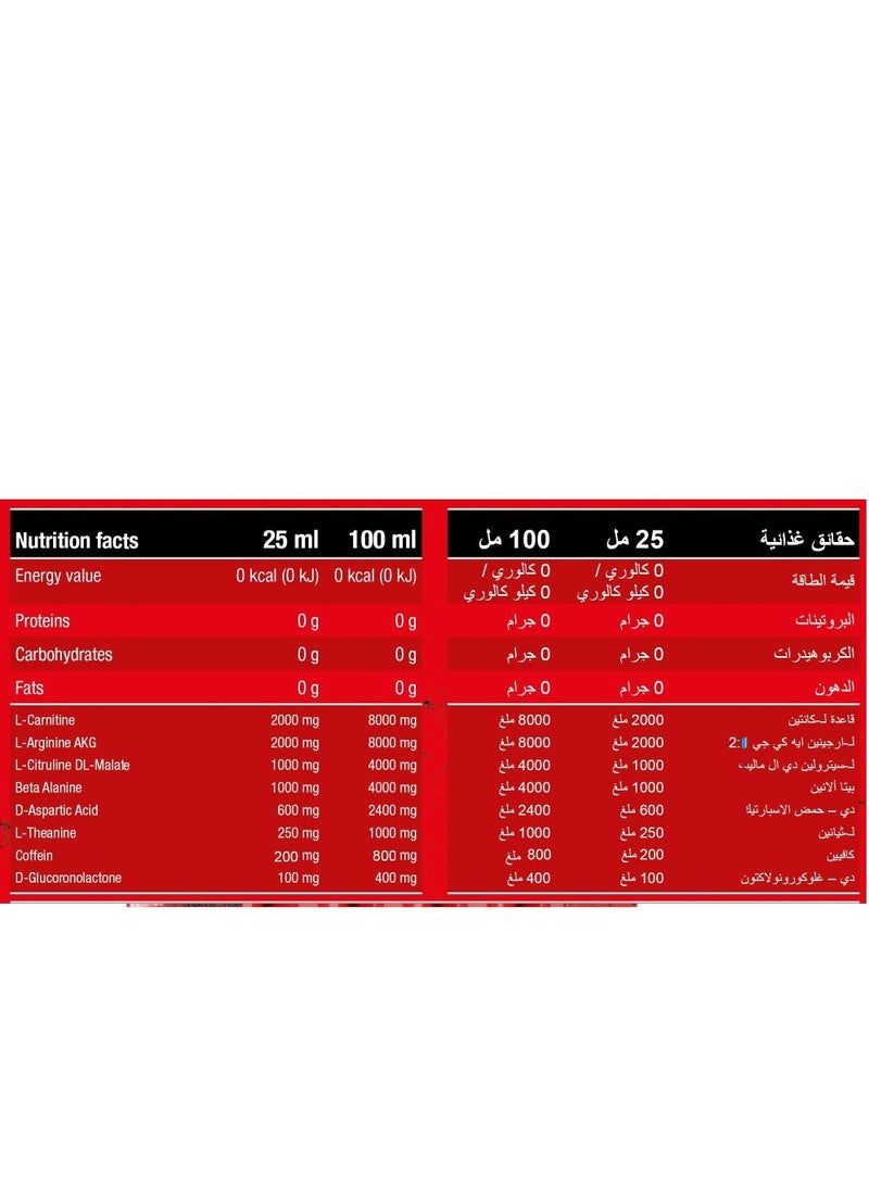 Pro Nutrition  Dynamite shot pre workout 20amp/25ml - Image 2