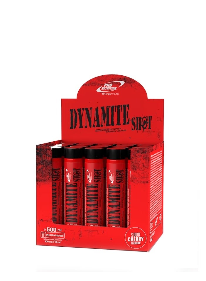 Pro Nutrition  Dynamite shot pre workout 20amp/25ml - Image 1