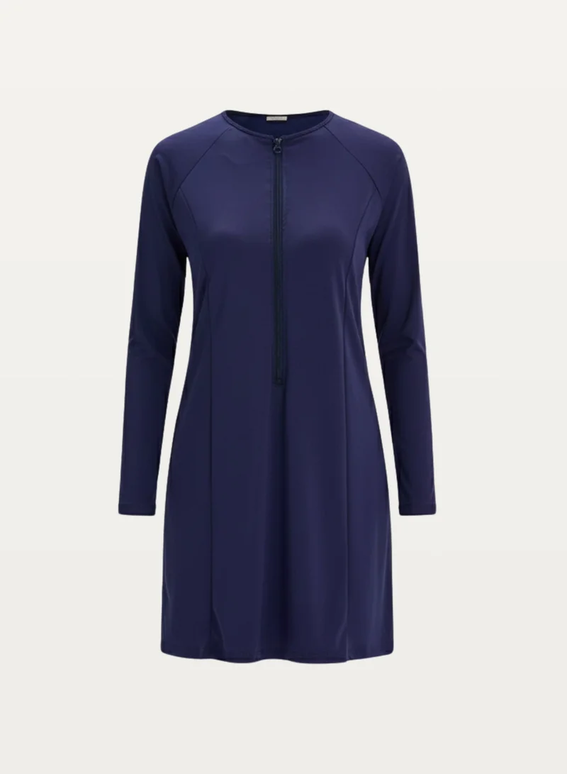 Rivamare Navy Noor Burkini 5-Piece Modest Swimwear Set for Women | Best Price UAE