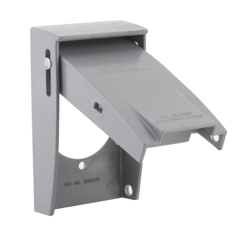 HubbellBell 50300 Rayntite Weatherproof Cover 215 in Dia X 412 in L X 234 in W Gray Grey