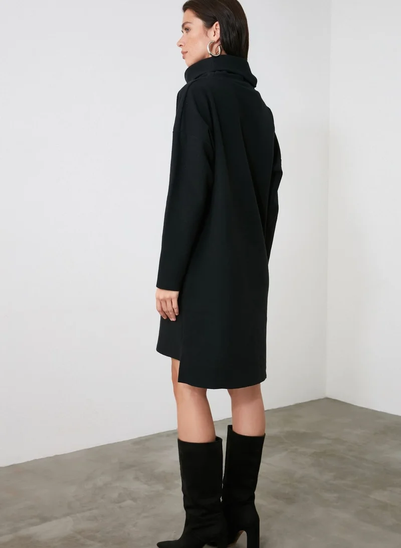 ترينديول High Neck Knitted Dress