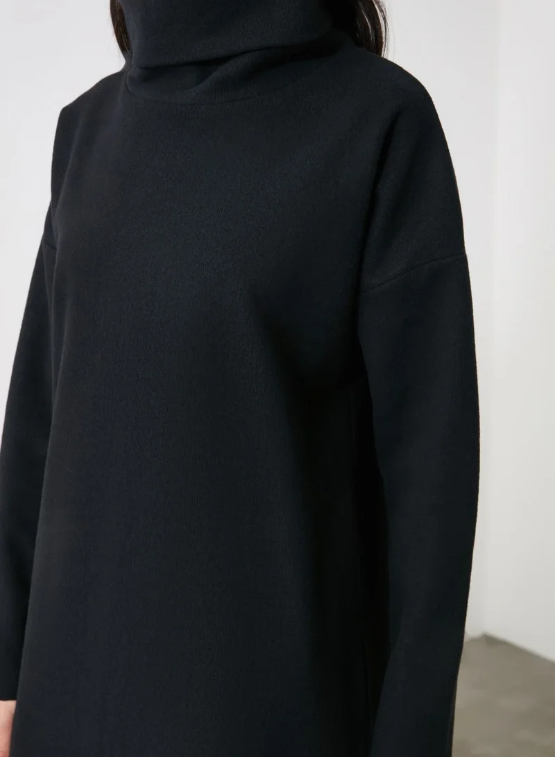 ترينديول High Neck Knitted Dress