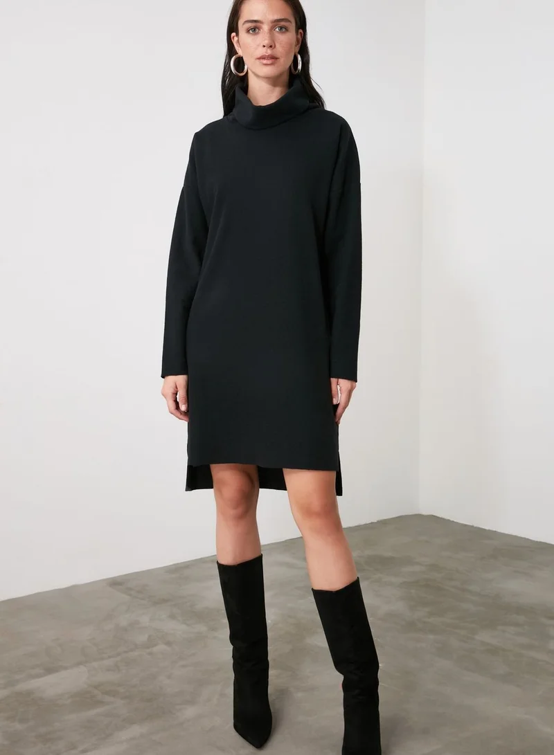 ترينديول High Neck Knitted Dress