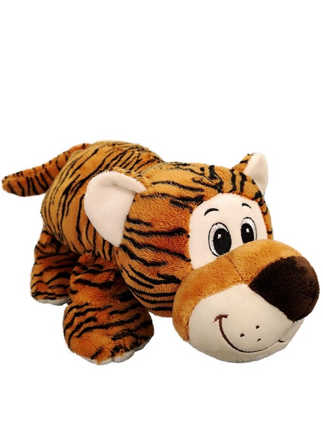 Anico Collectible Plush Toy Laying Down, Stuffed Animal, Tiger, 13 Inches Tall - Image 1