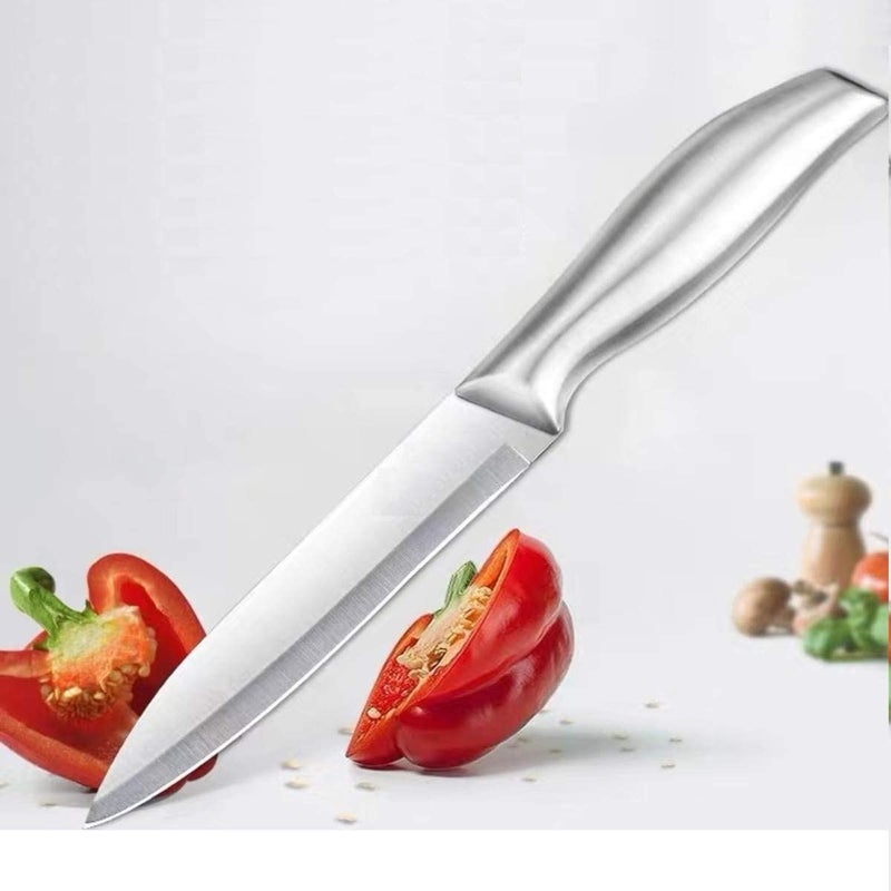 FLOXIT 1PCS Stainless Steel Knife for Kitchen ChoppingHigh Carbon Ultra Sharp Knife Japanese Cooking Chef KnifeTravel Knife Slicing Fruits VegetablesHome - Image 3