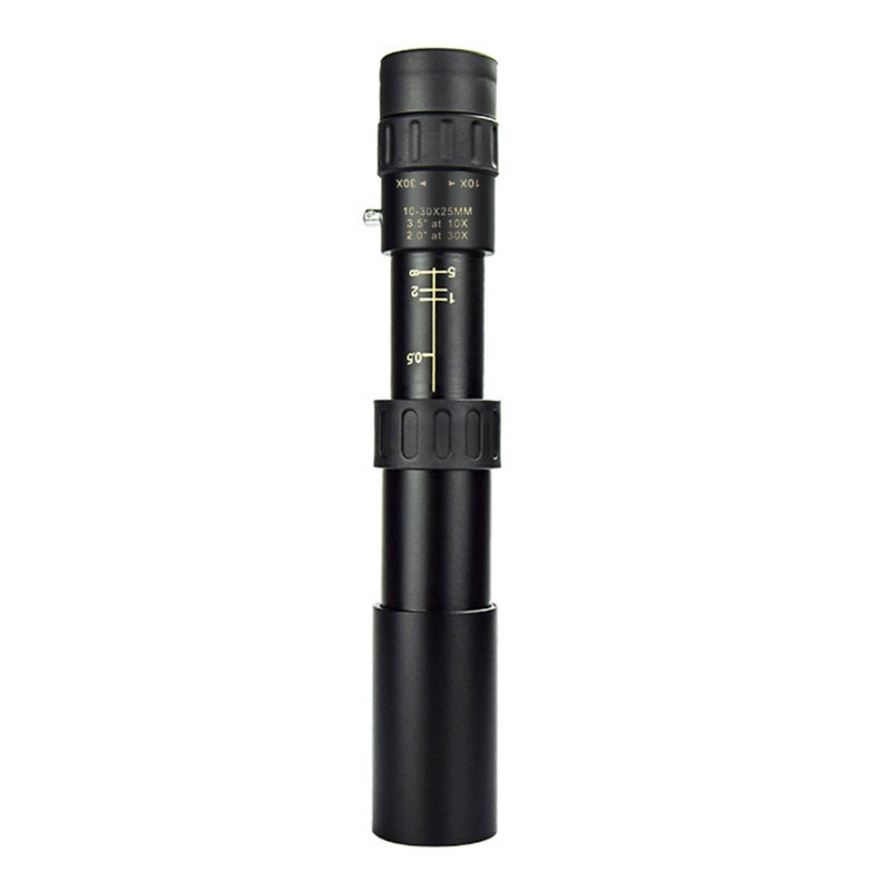 10x To 30x Compact Monocular Telescope: 25mm Multi Coated Lens BAK4 Prism For Clear Bright View - Twist Focus Retractable Design For Travel Birding Spectator Sports Concerts - Image 1