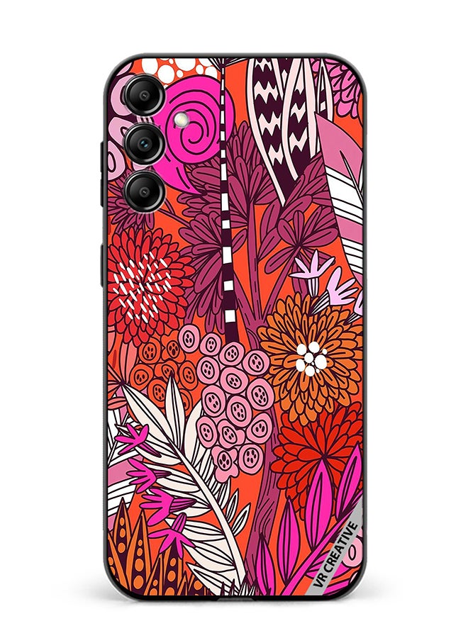 VR CREATIVE Protective Case Cover For Samsung Galaxy A55 Flowers Design Multicolour - Image 1