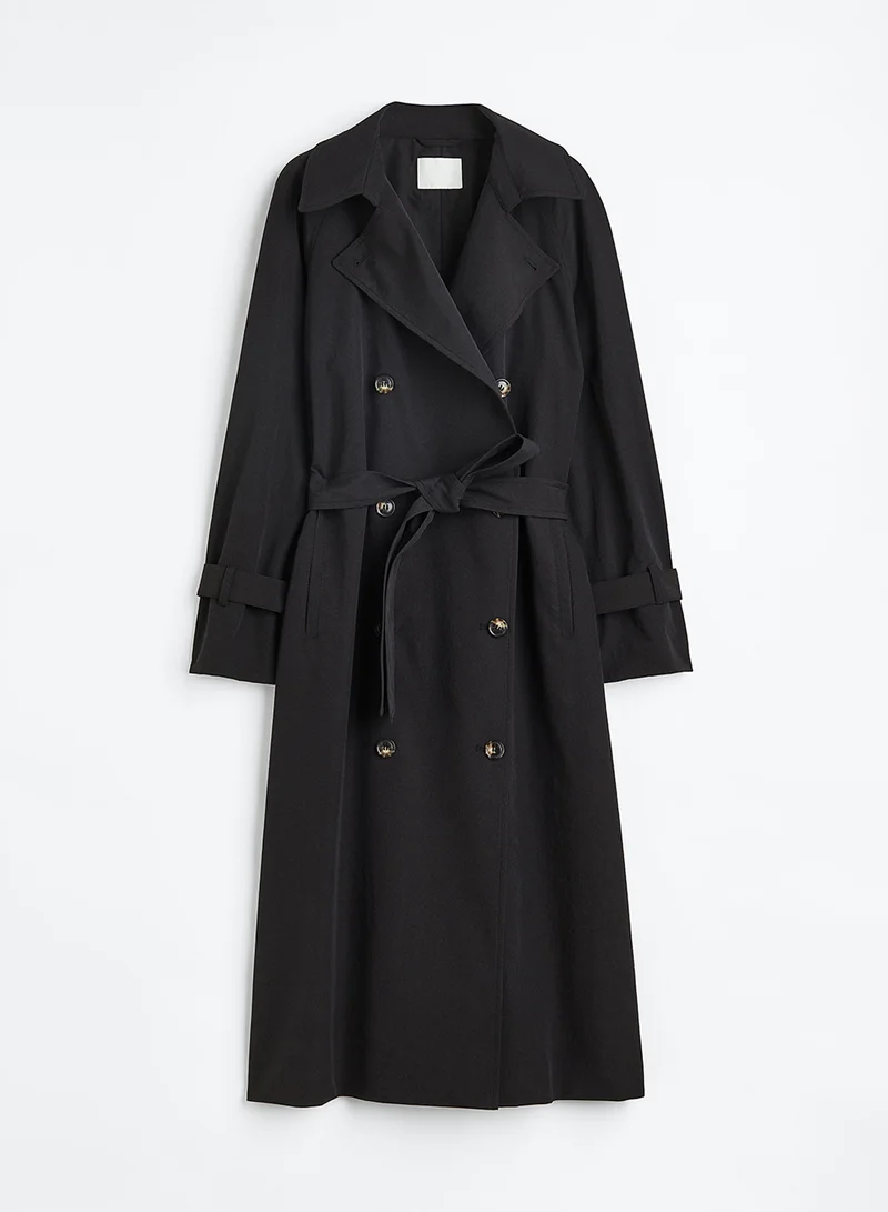 اتش اند ام Double-Breasted Trenchcoat