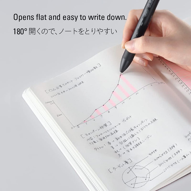 ãƒ‹ãƒˆãƒ ã‚º(Nitoms) Nitoms S4154 STALOGY Notebook, 1/2 Ear, A5, Dot Square, Yellow - Image 5