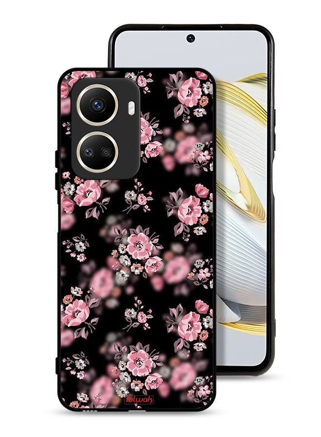 Tolwak غطاء واقي لهاتف هواوي نوفا 10 SE بنمط زهور بورتريه - Image 1