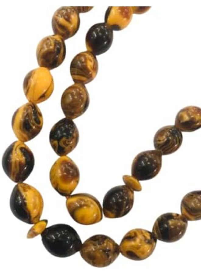 Generic - Real & Rare Natural Amber Dust 33 Beads Rosary - Image 1