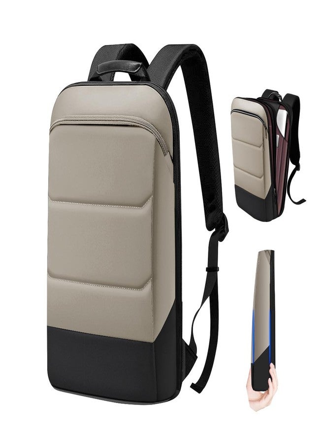 ZINZ Slim Laptop Backpack 15.6 17.3 Inch Anti Theft Business Backpack Water Resistant Travel Backpack Daypack for Men Women, Maroon, 17.3 inch, Classic - Image 1