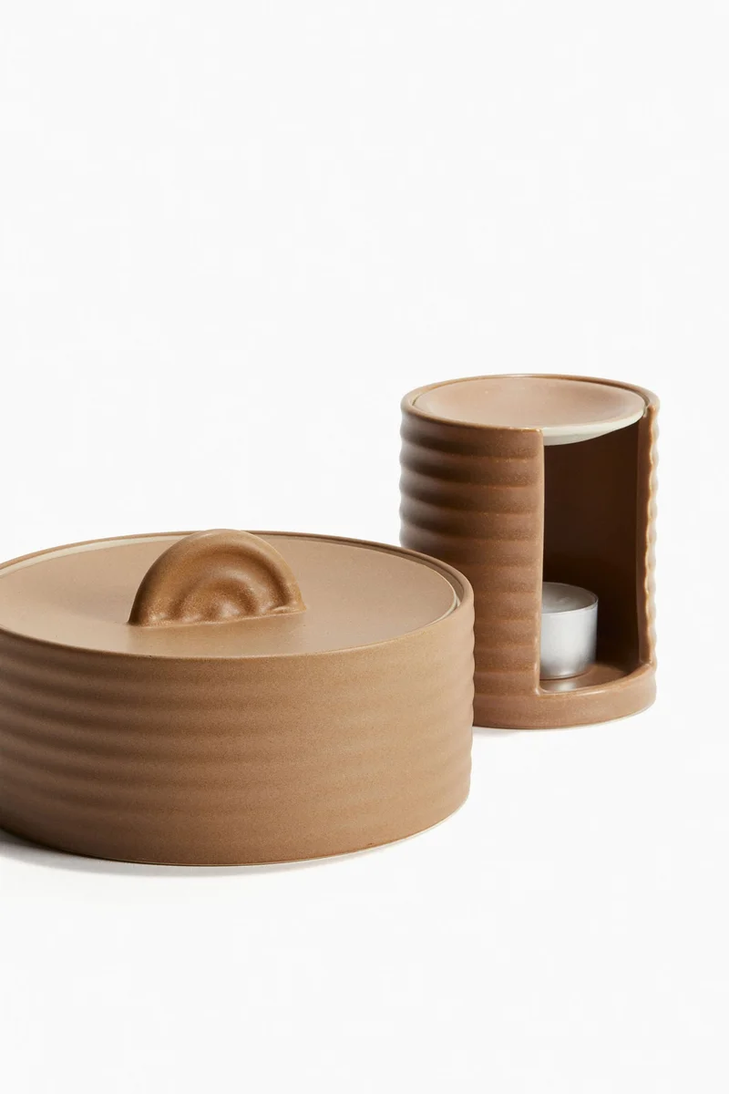 اتش اند ام فواحة زيوت عطرية من الفخار