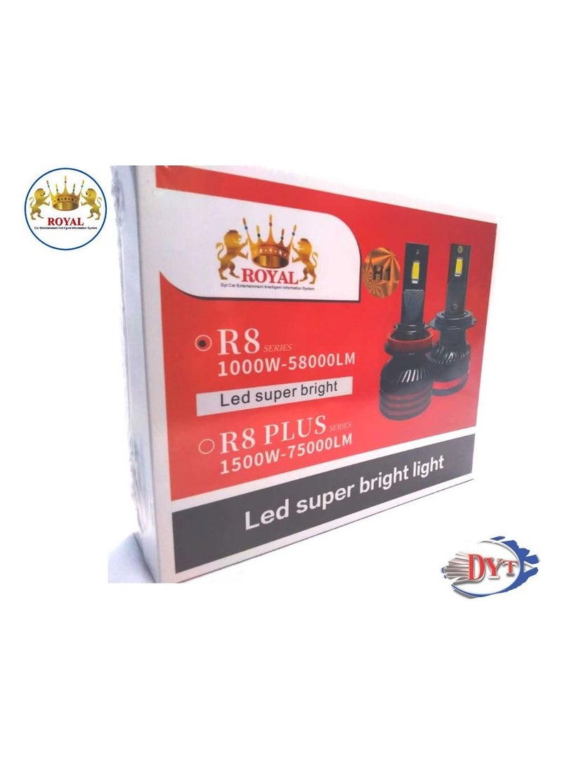 رويال Led Headlight H1 -(DYT R8) - Image 4