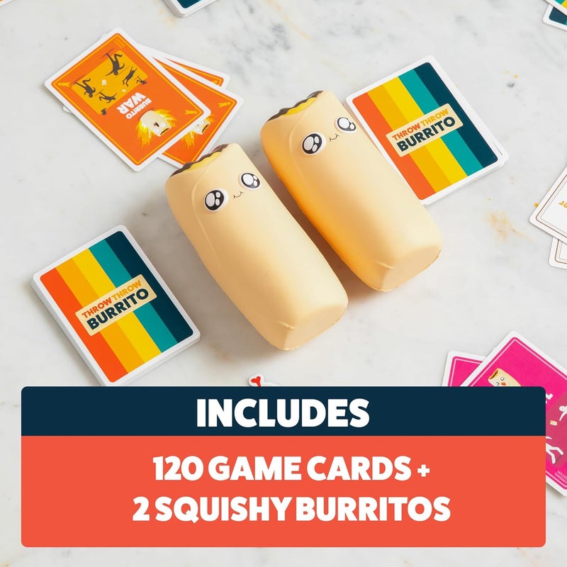 Exploding Kittens Throw Throw Burrito 2-6 Players - Ages 7+ - 15 Minutes to Play - Dodgeball Card Game - Party Game, Family Game Night, Kid and Adult Card Game - Image 3