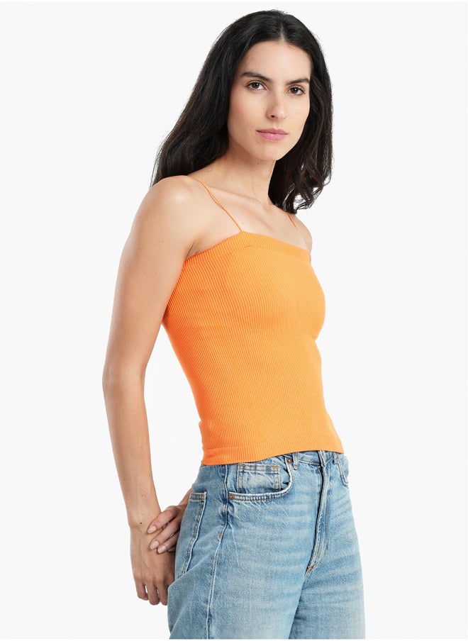 Clue Slim Top with Spaghetti Straps  - Image 2