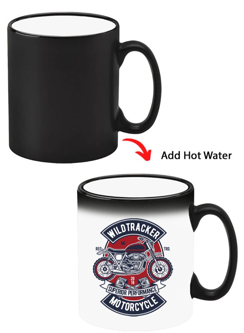Theodor Color Changing Heat Sensitive Ceramic Mug, Image Revealed When HOT Liquid is Added! wil;d tracker - Image 1