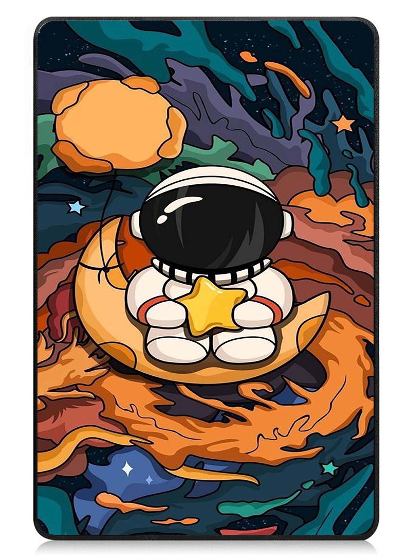 Theodor Protective Flip Case For Huawei MatePad 11.5 S (2024) With Trifold Stand Auto Wake Sleep Shockproof Cover Astronaut holding star - Image 1