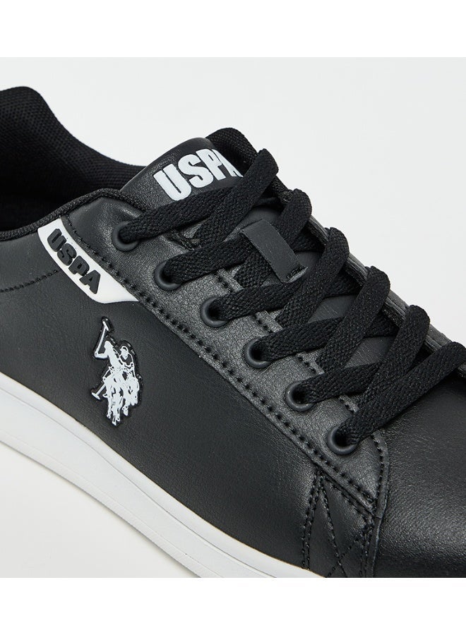 U.S. Polo Assn. Men’s Black COSTA GLB 6FX Sneakers – Classic Lace-Up Casual Shoes for Everyday Style - Image 3