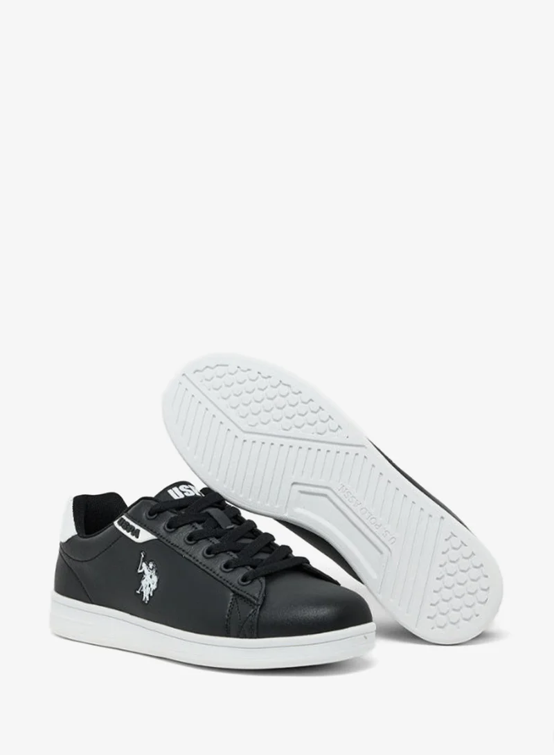 U.S. Polo Assn.  U.S. Polo Assn. Men’s Black COSTA GLB 6FX Sneakers – Classic Lace-Up Casual Shoes for Everyday Style for Men | Best Price UAE