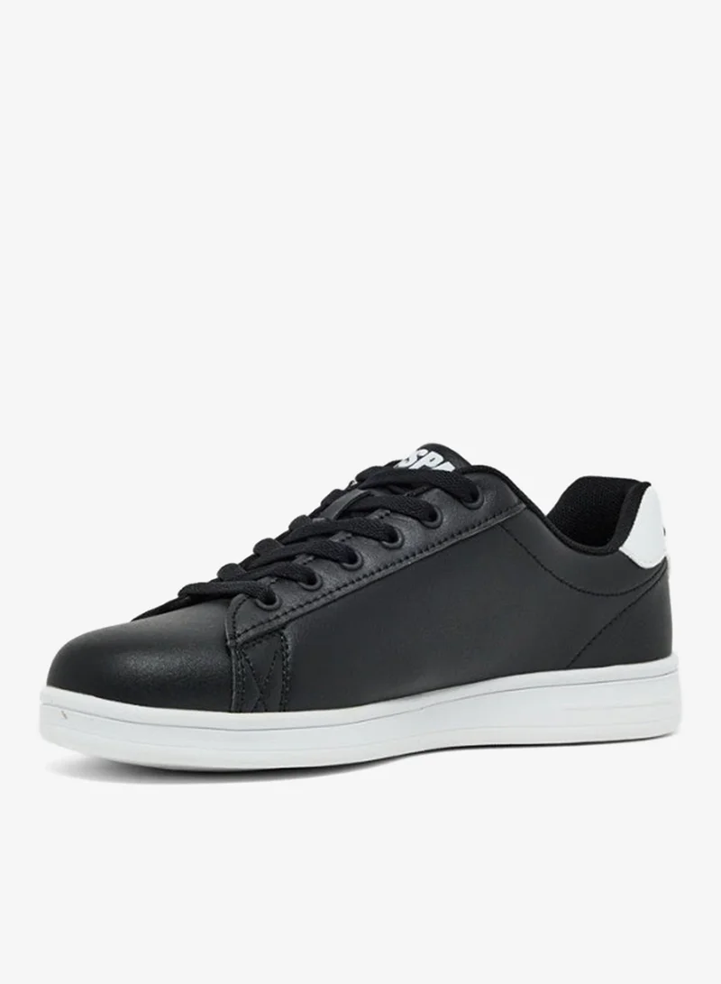 U.S. Polo Assn. U.S. Polo Assn. Men’s Black COSTA GLB 6FX Sneakers – Classic Lace-Up Casual Shoes for Everyday Style