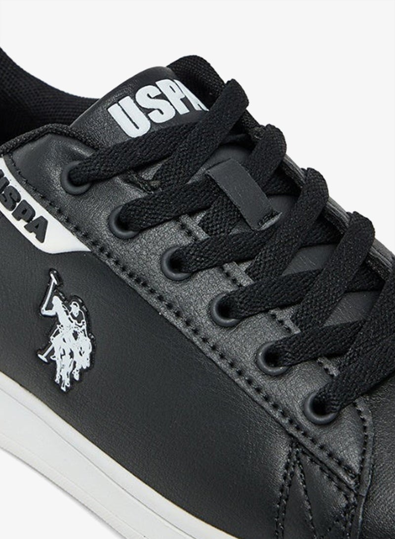 U.S. Polo Assn. Men’s Black COSTA GLB 6FX Sneakers – Classic Lace-Up Casual Shoes for Everyday Style - Image 3