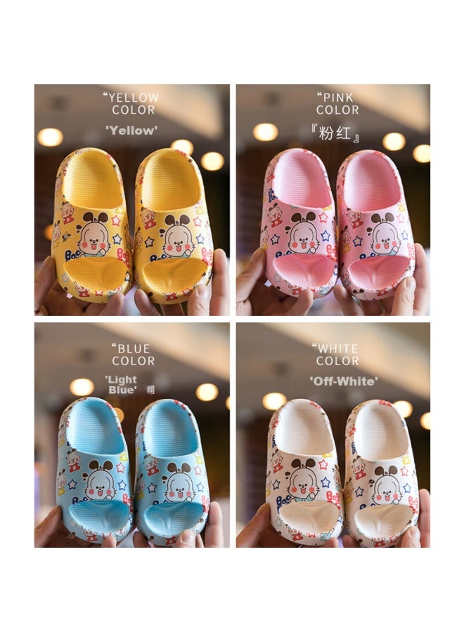 Bobdog Kids Slippers Boys Girls Baby Soft Bottom Anti-slip Home Cartoon Sandals Yellow Size 200 - Image 4